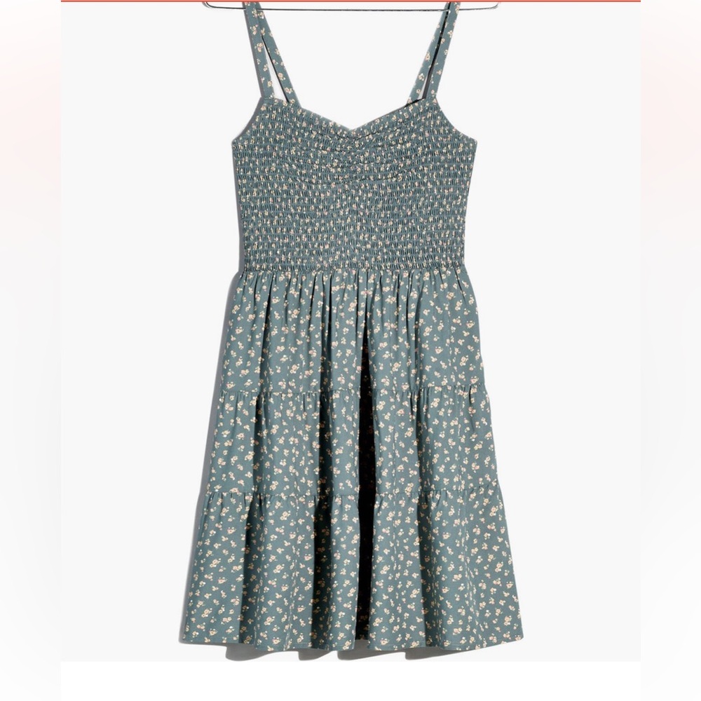 Madewell Tucker Tie Strap Minidress